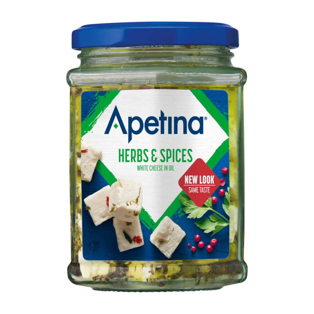 Apetina white cheese cubes in oil - Dutch Store - Online food Store