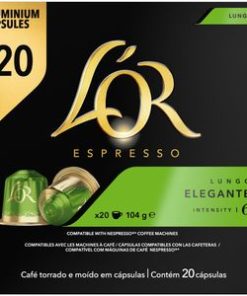 L'OR Espresso lungo elegante coffee cups